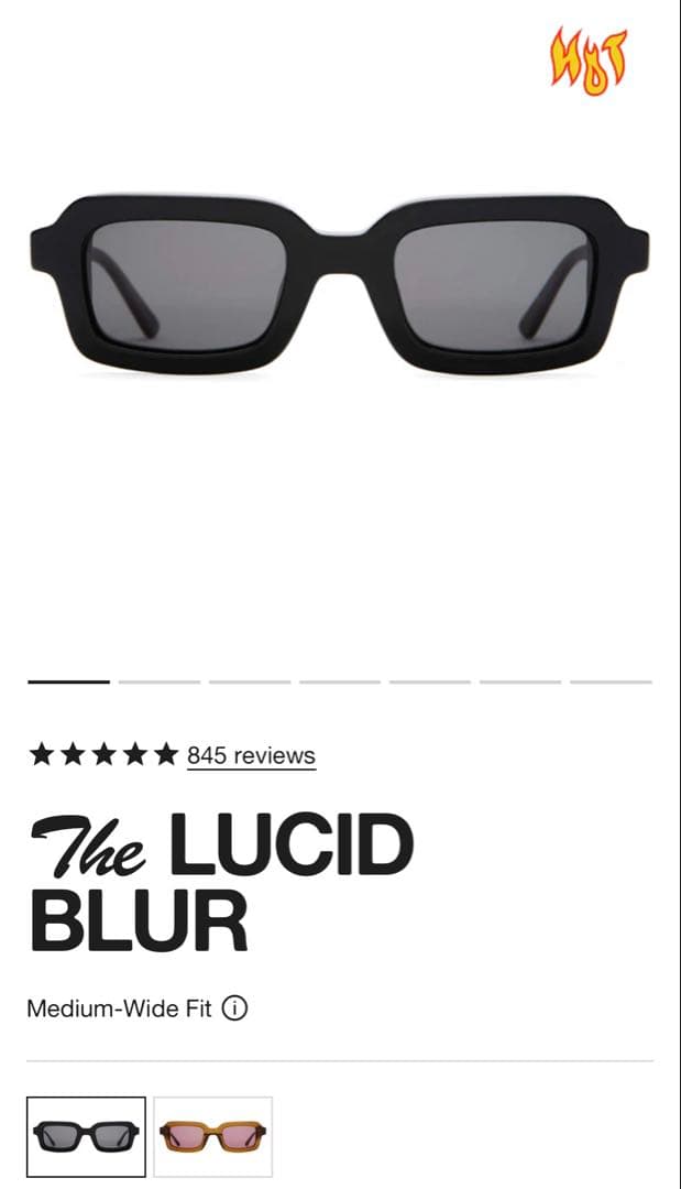 CRAP EYEWEAR サングラス THE LUCID BLUR