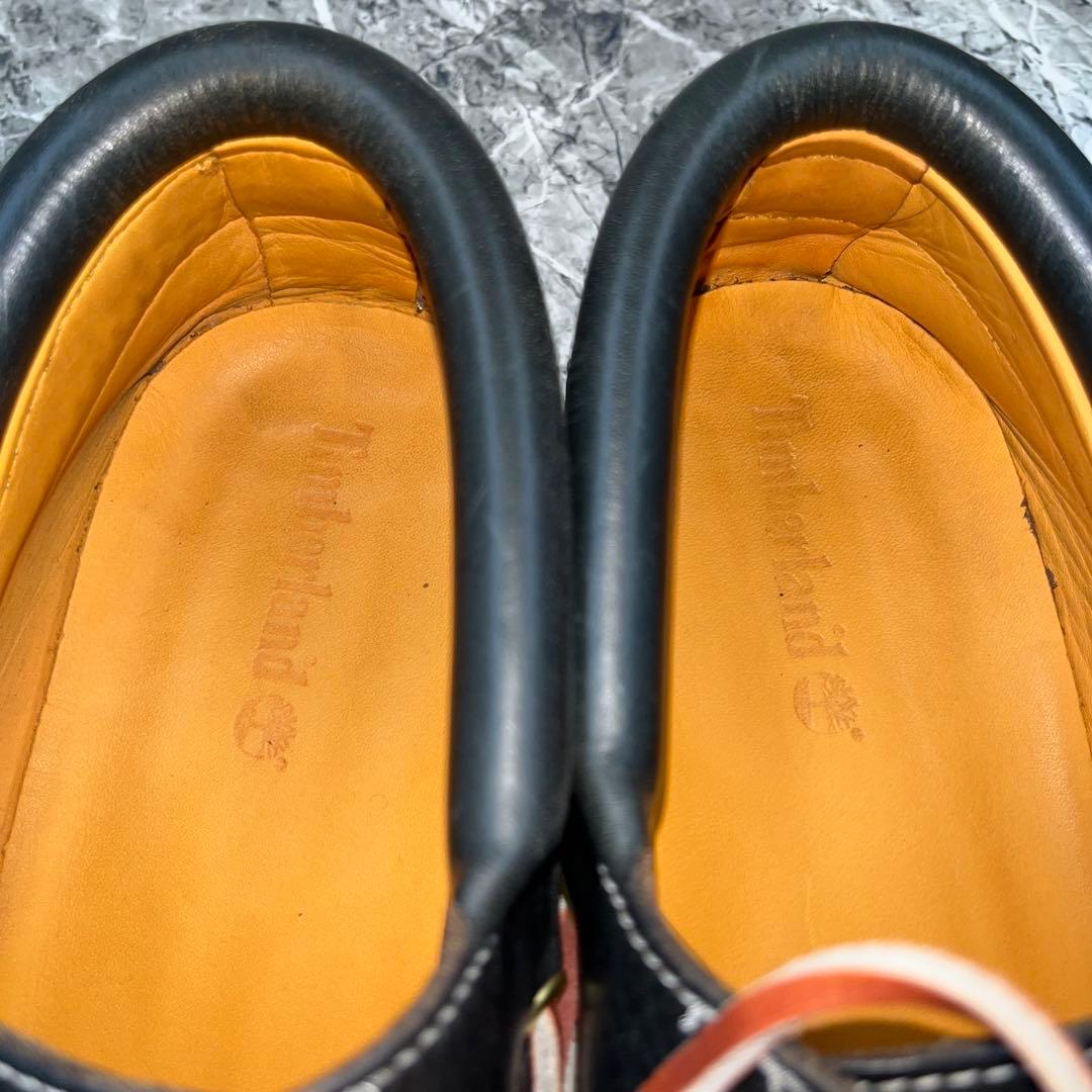 【美品】 ティンバーランド スリーアイ 28cm ネイビー 別注モデル 入手困難