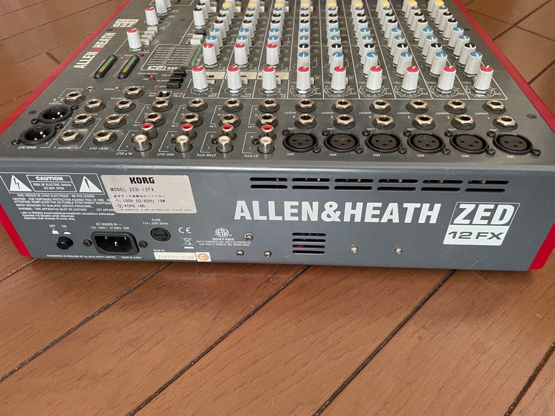 ALLEN & HEATH ZED 12 FX アナログミキサー　PA機材