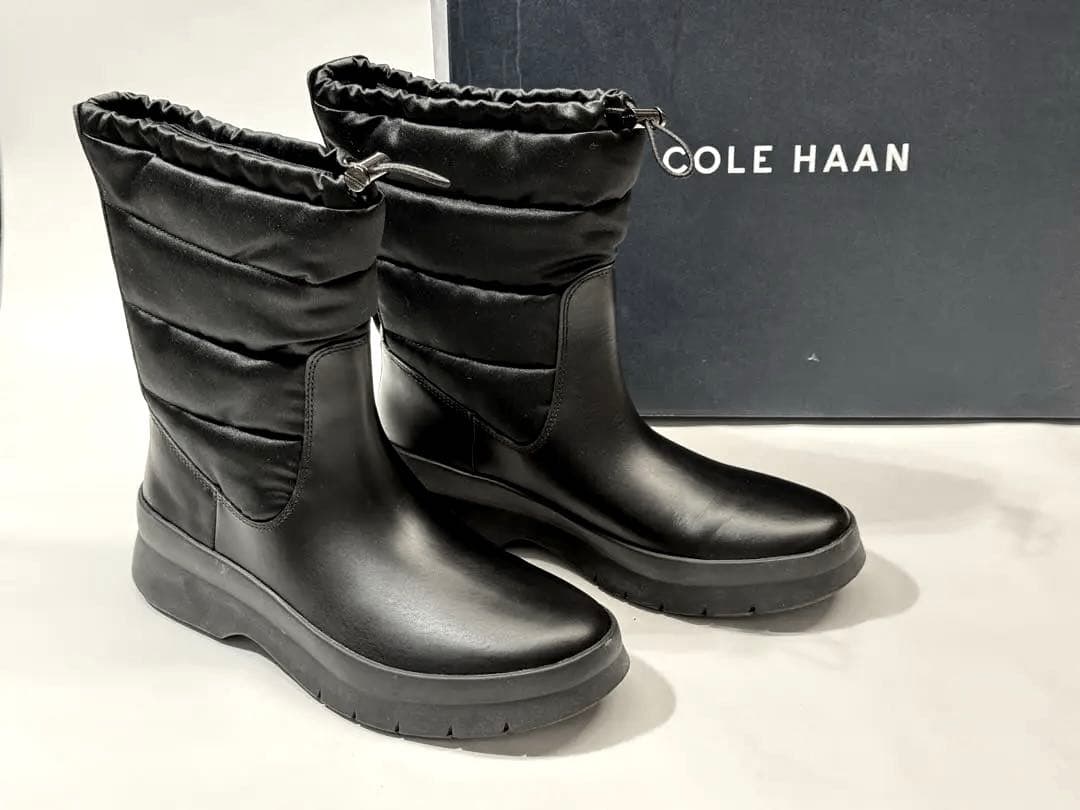 最終値下げ！！COLE HAAN レディースグランドブラックブーツ24.5センチ