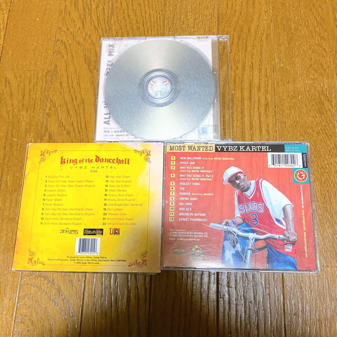 VYBZ KARTEL CD 3枚セット　レゲエ　廃盤