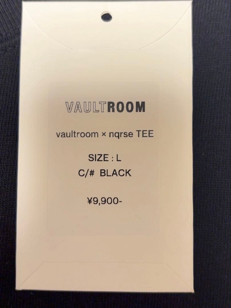 vaultroom nqrse コラボ Tシャツ L 一時値下げ中