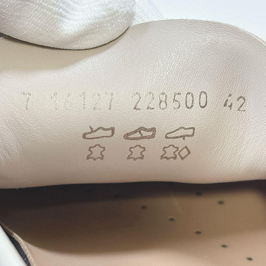 HUGO BOSS ドライビングシューズ モカシン レザー ベージュ 42