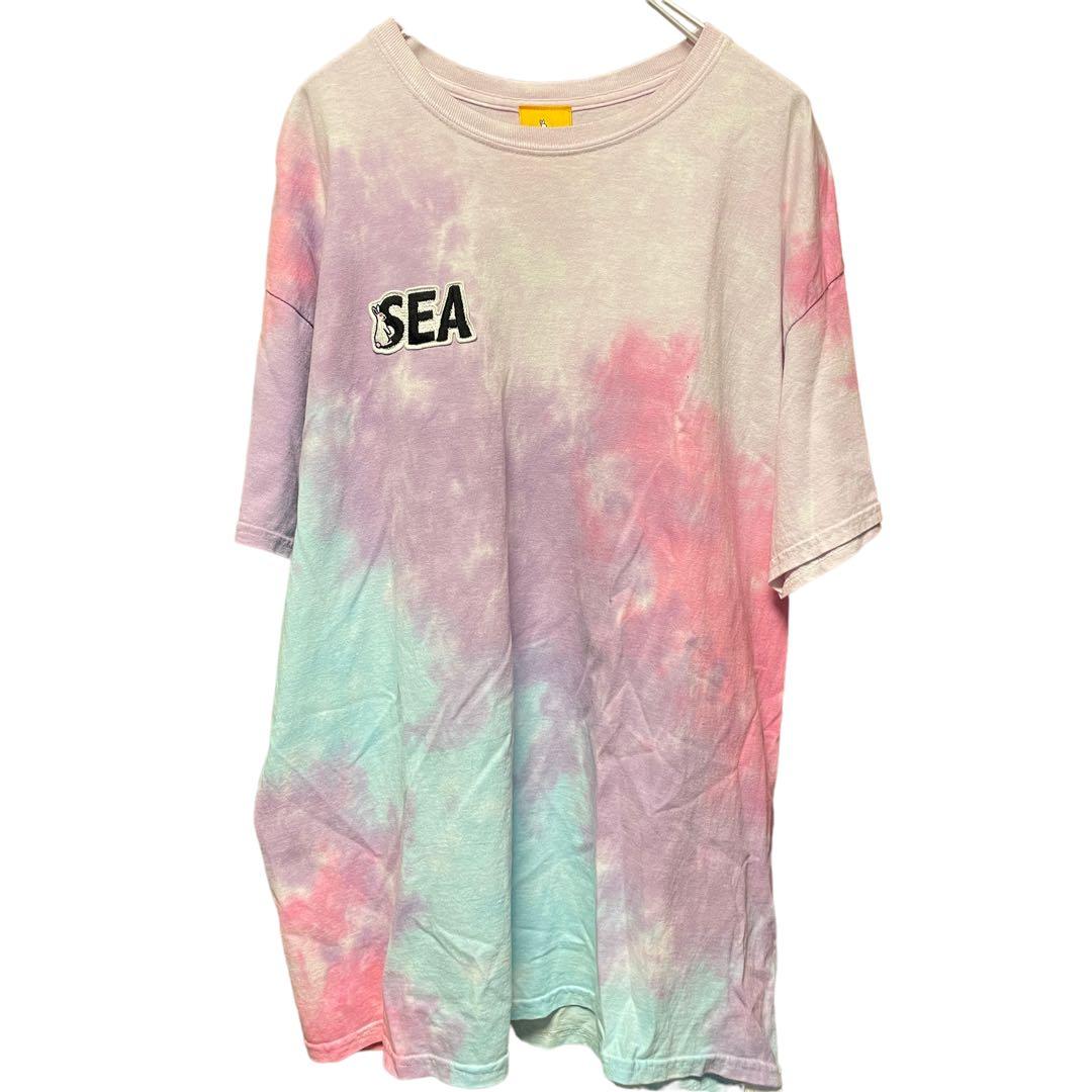 FR2 WIND AND SEA コラボ Tシャツ XL 刺繍ロゴ タイダイ