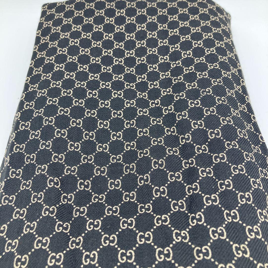 GUCCI ロゴパターン ストール マフラー