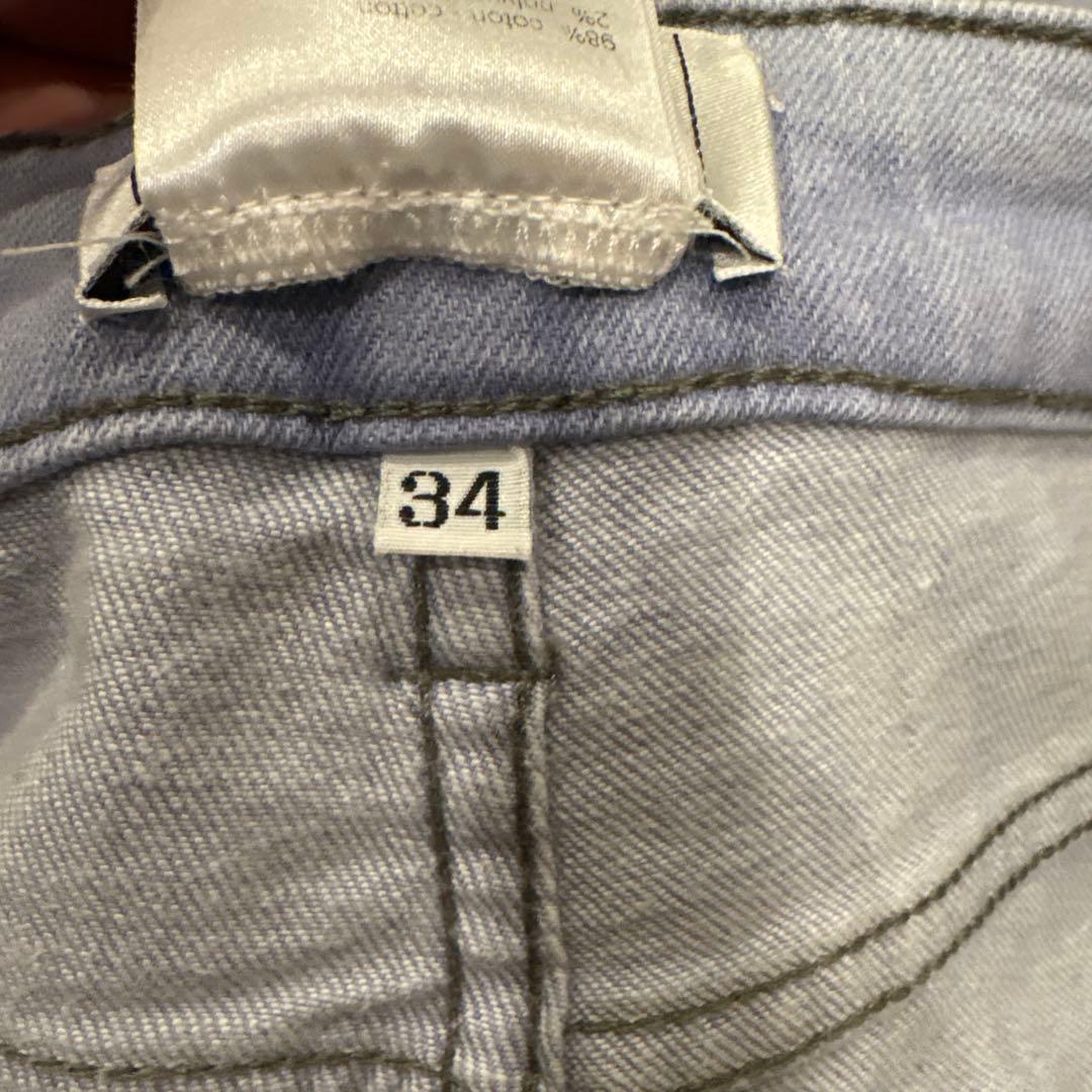 CHANEL ライトブルーデニム 34