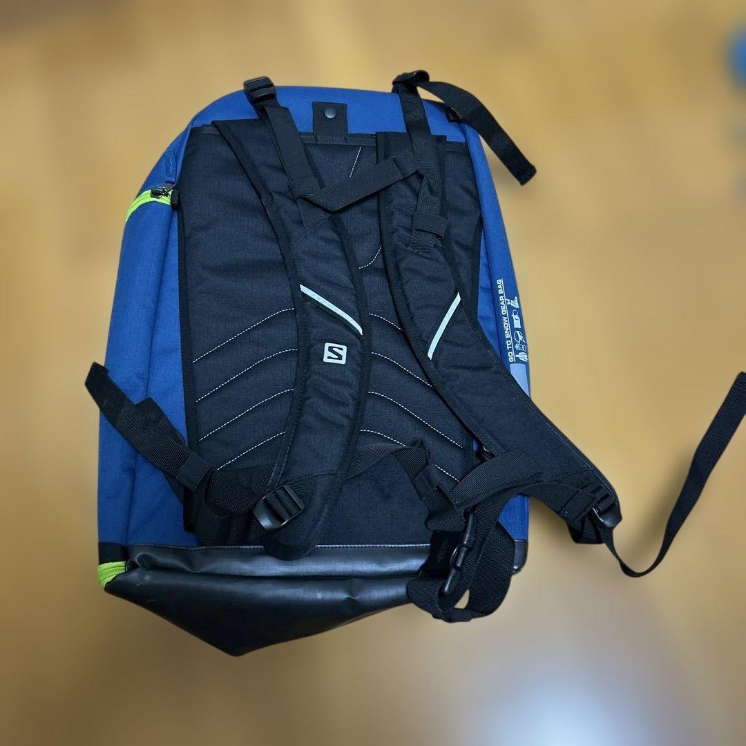Salomon スノーギア バックパック ブルー　中古美品