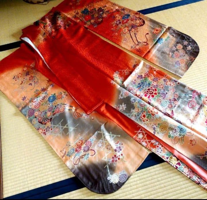 圧巻の逸品&極美品【成人式 正絹 和装小物 着物 振袖 留袖 訪問着 黒留袖】