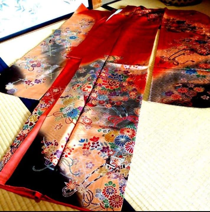 圧巻の逸品&極美品【成人式 正絹 和装小物 着物 振袖 留袖 訪問着 黒留袖】