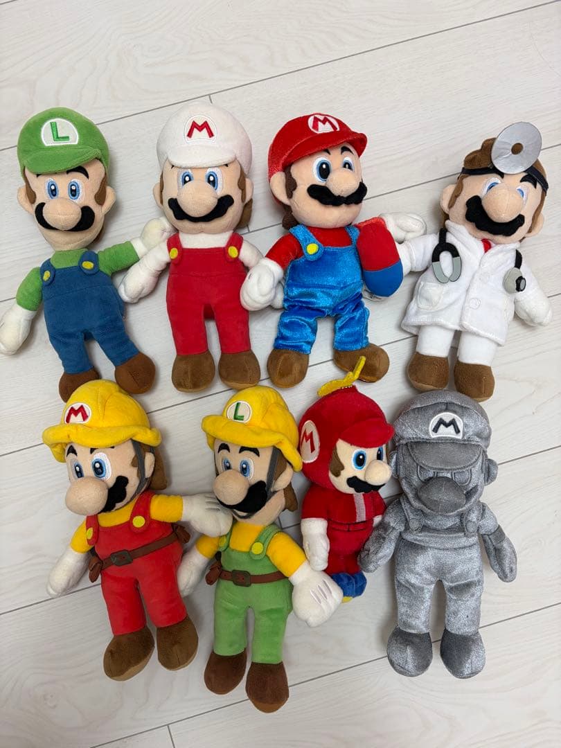 【週末値下げ】マリオキャラクターぬいぐるみセット