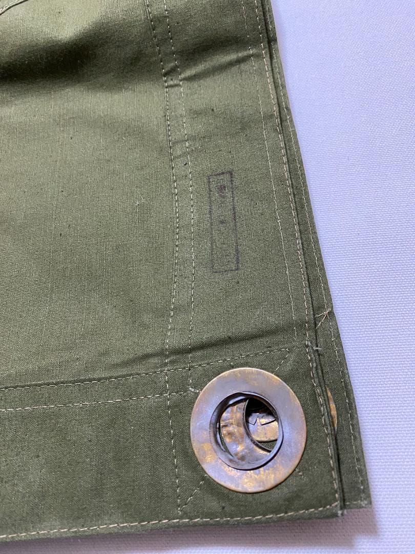 ルーマニア軍 テントシート ポンチョ デッドストック オリーブ