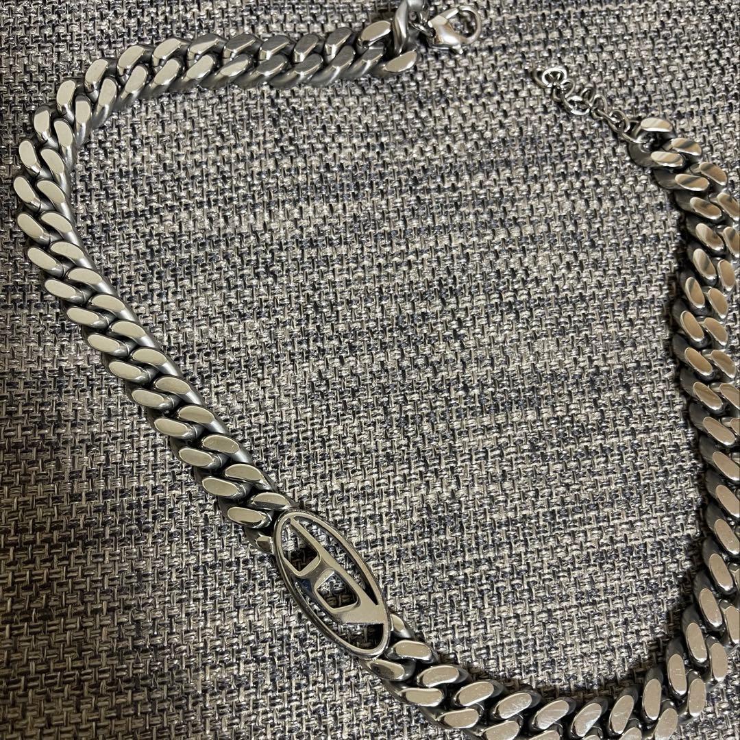 DIESELネックレス　シルバー
