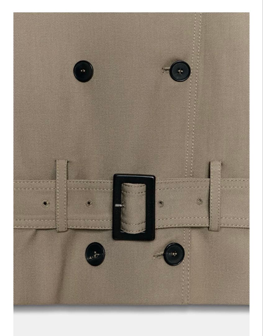 ZARA ザラ　ZW COLLECTIONベルト付きフルイドジャケット新作完売品