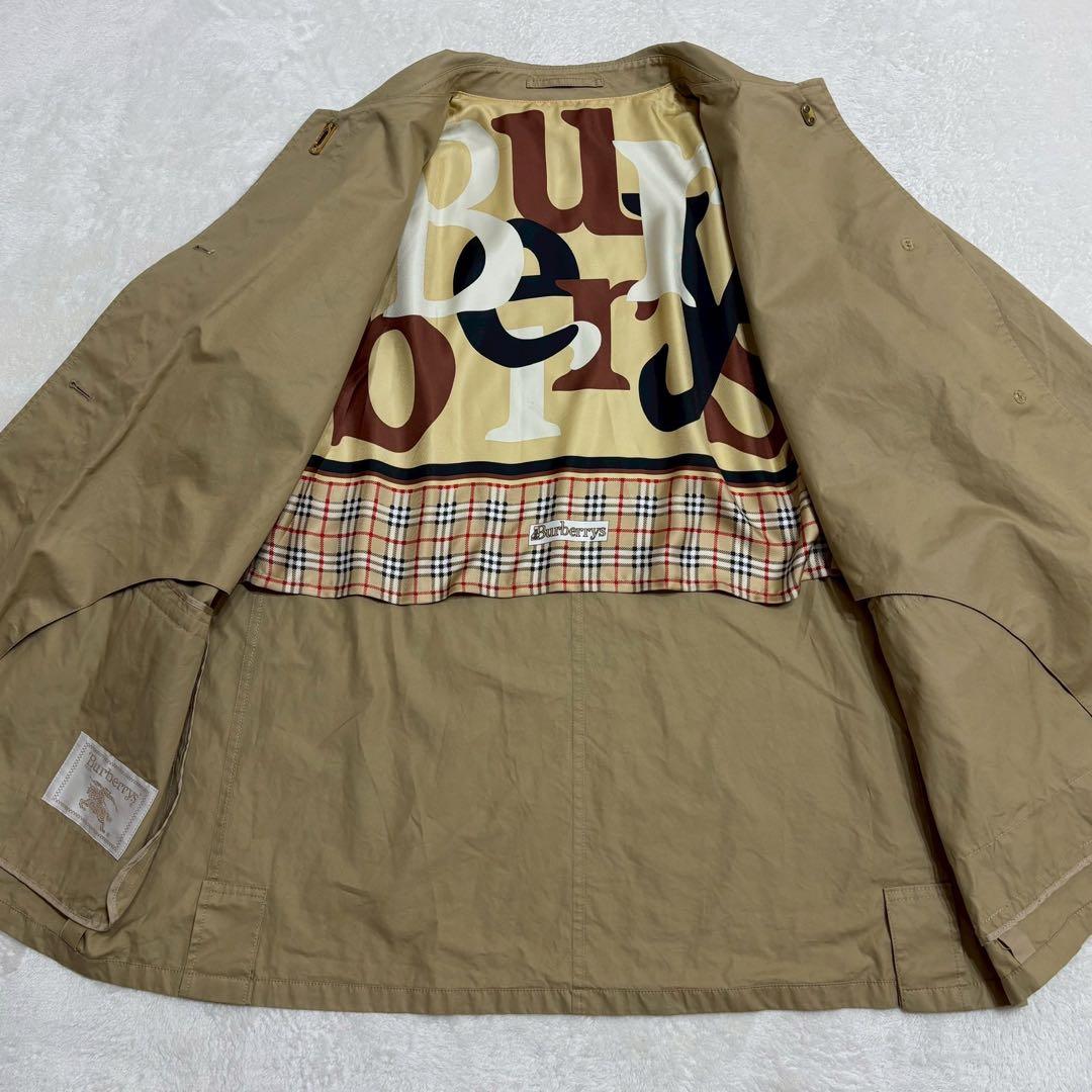希少✨ BURBERRY トレンチコート ノバチェック　ターンロック ベージュ