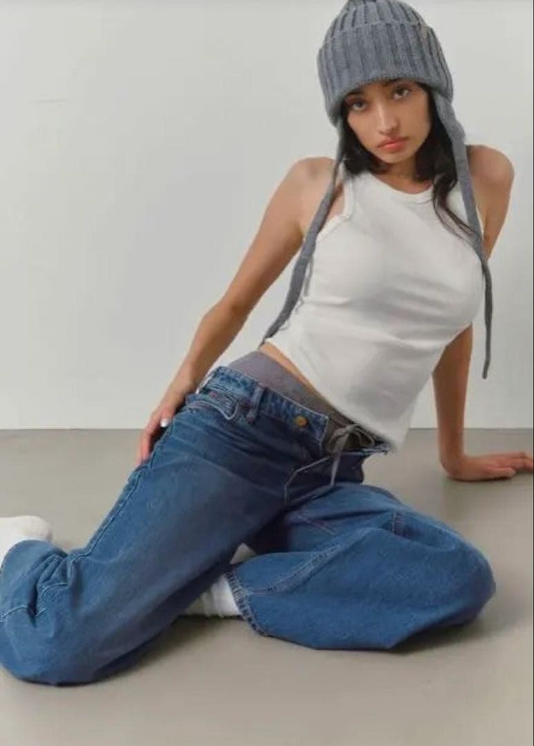 パンツ Lee x ALEXIA STAM Baggy Denim Pants