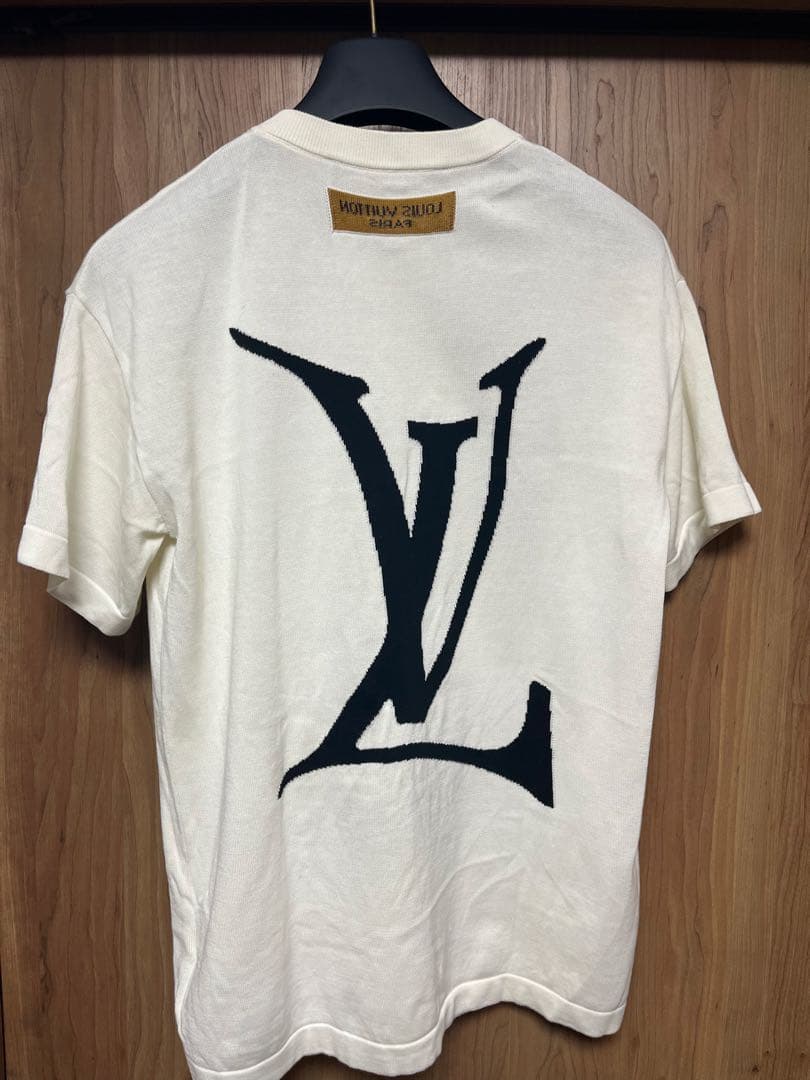 LOUIS VUITTON エンドゴール ニットTシャツ メンズ ホワイト XS