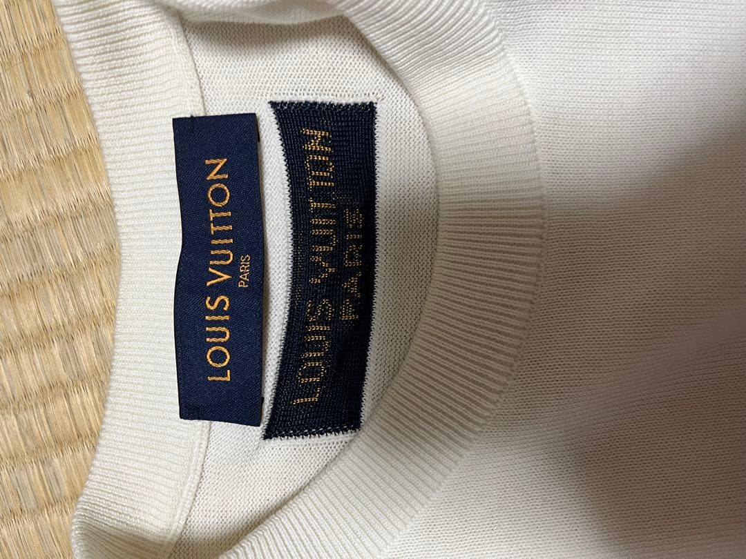 LOUIS VUITTON エンドゴール ニットTシャツ メンズ ホワイト XS