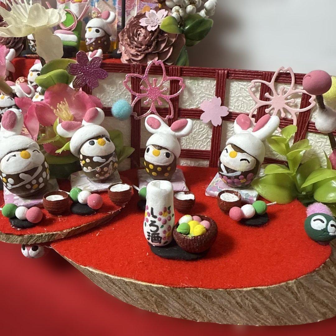 どんぐりアート♡お雛様オブジェ＆お雛祭りオブジェ♡