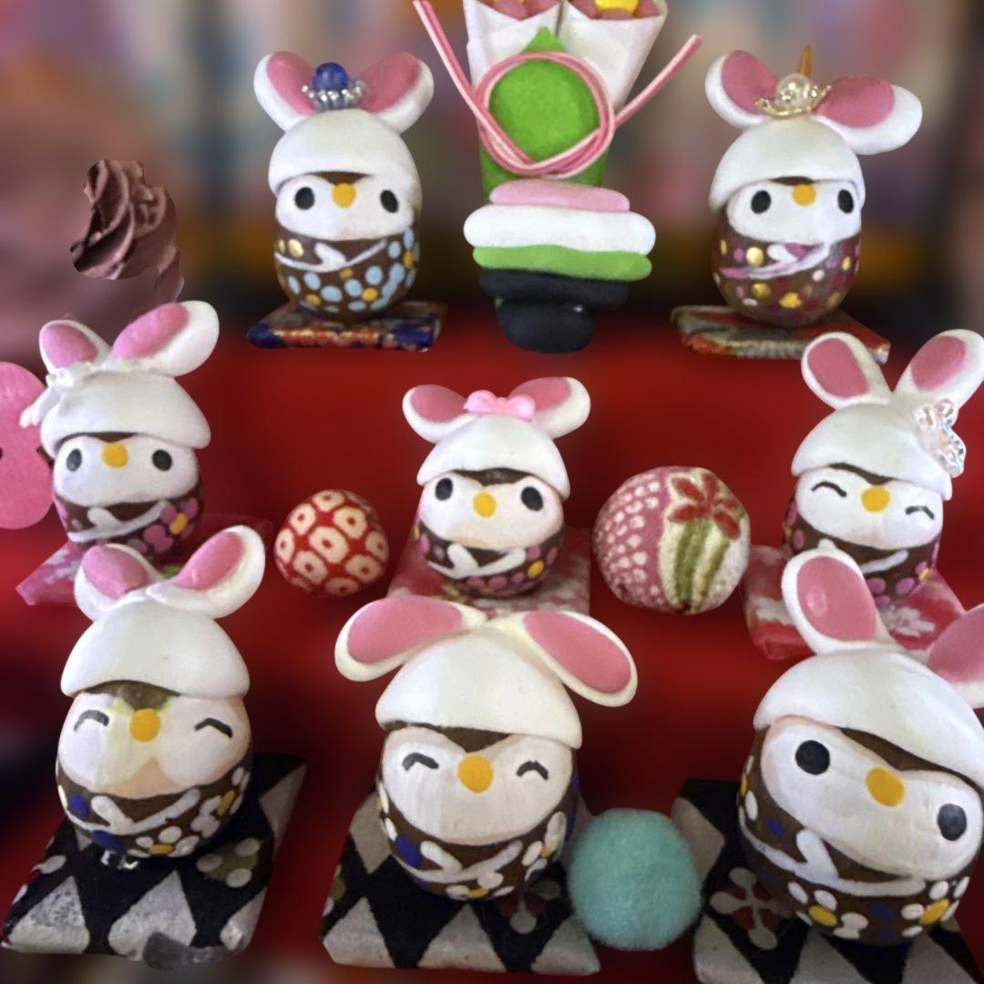 どんぐりアート♡お雛様オブジェ＆お雛祭りオブジェ♡