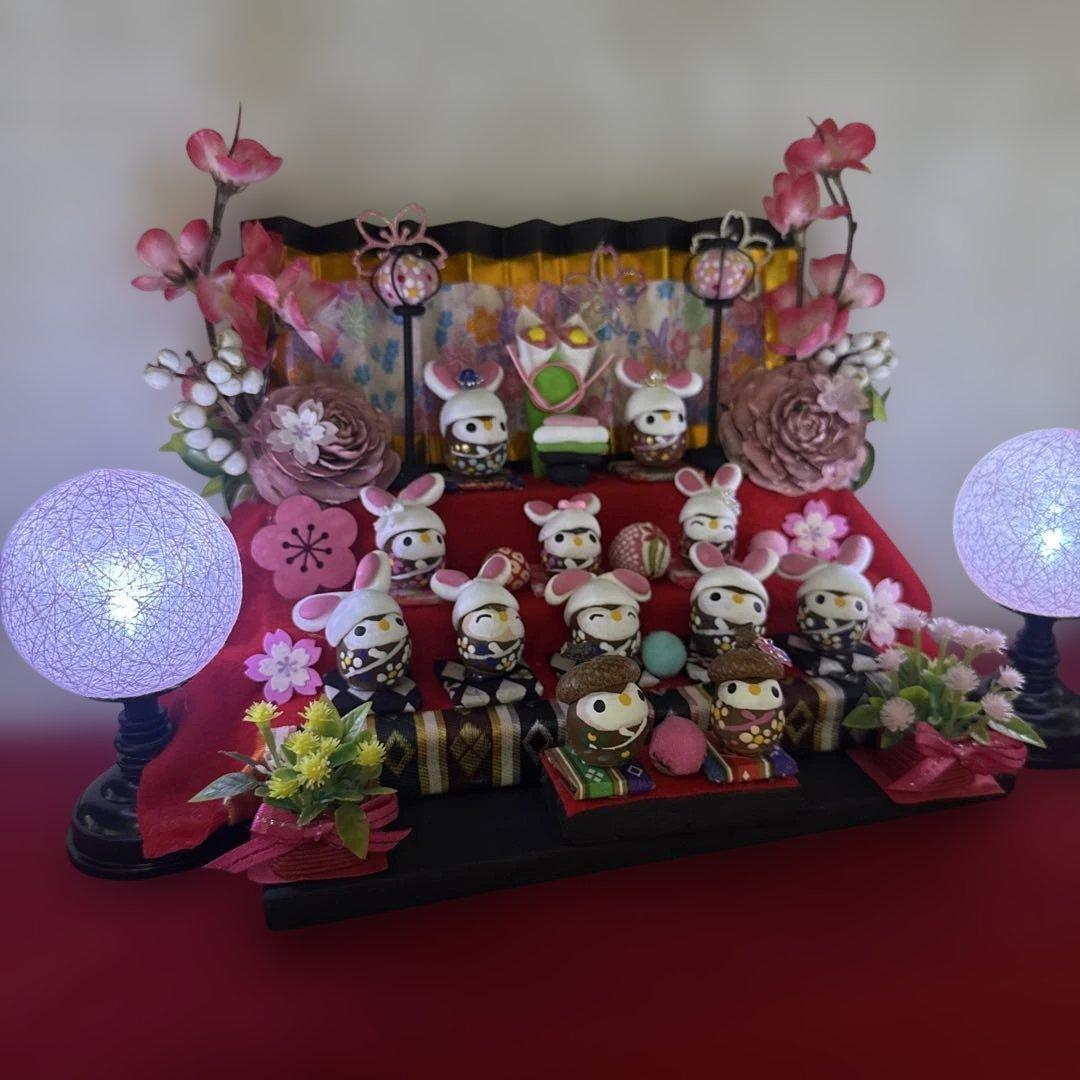どんぐりアート♡お雛様オブジェ＆お雛祭りオブジェ♡