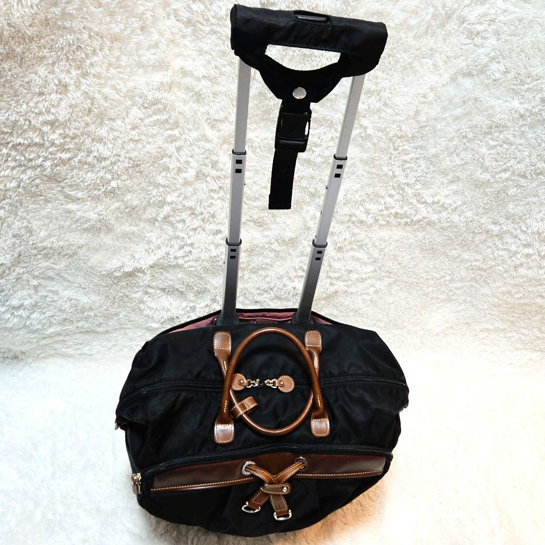 Kanana project 4輪キャリーバッグ 2way 美品 黒 ブラウン