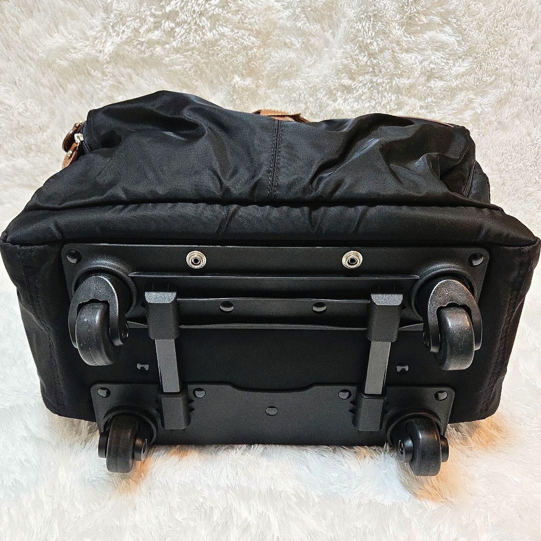 Kanana project 4輪キャリーバッグ 2way 美品 黒 ブラウン