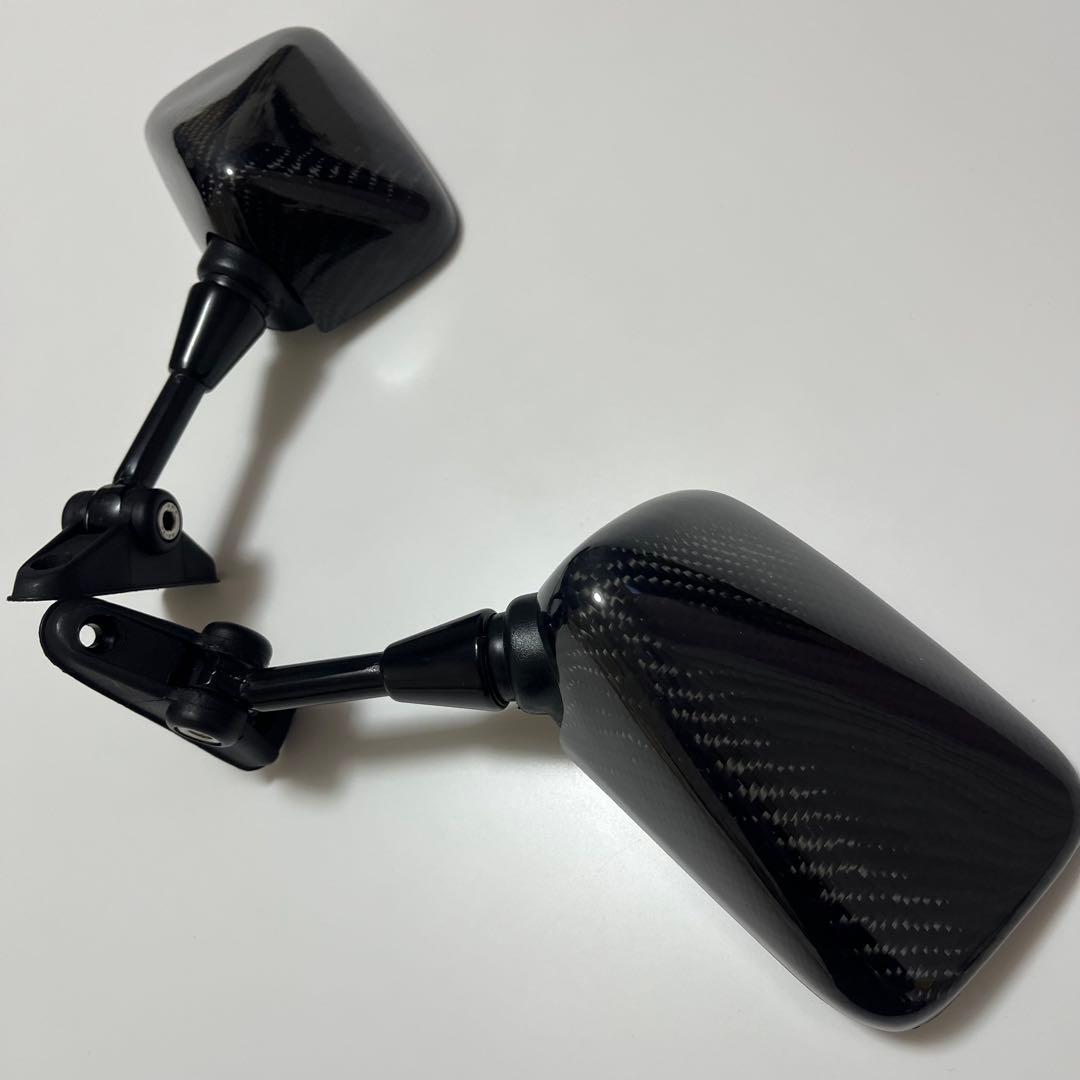 GPZ900R 前期型ミラー 社外品 カーボンカバー付き