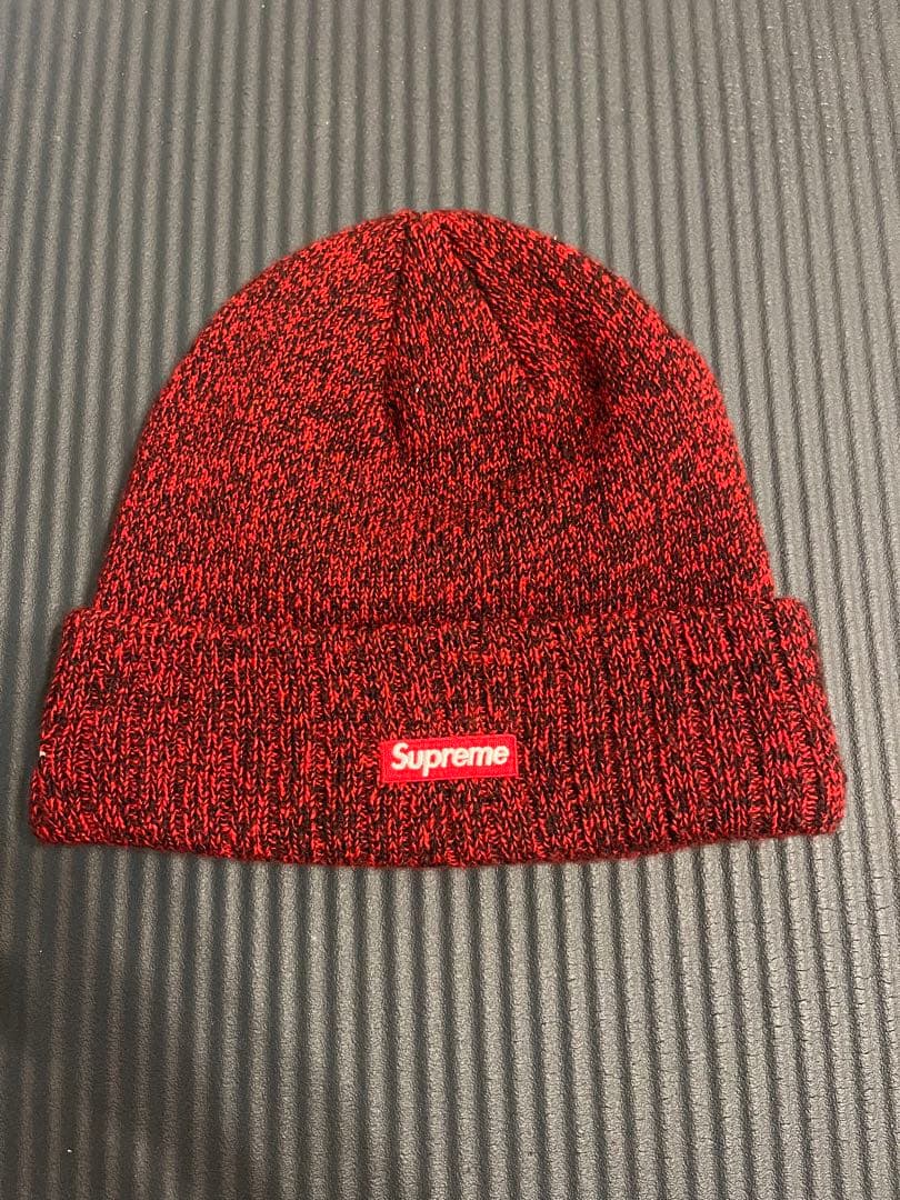 Supreme 赤色 ビーニー ニューエラ
