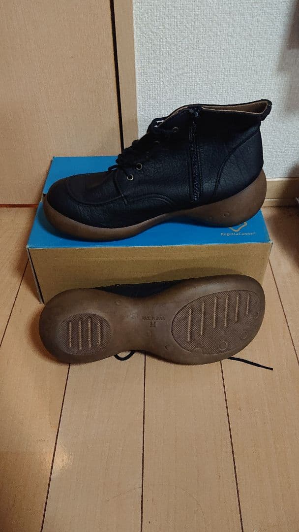 リゲッタ カヌー メンズCJES6203 BLK(26.0-26.5)M 日本製