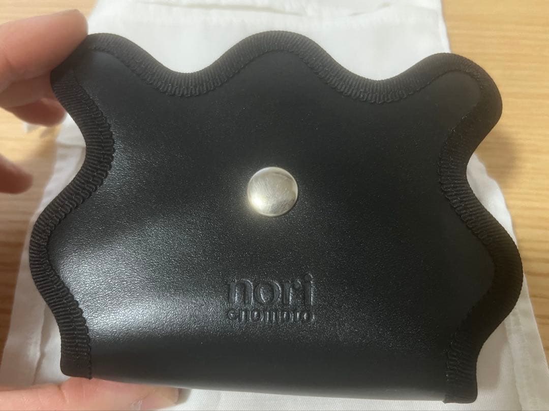 未使用norienomoto wave trifold wallet black