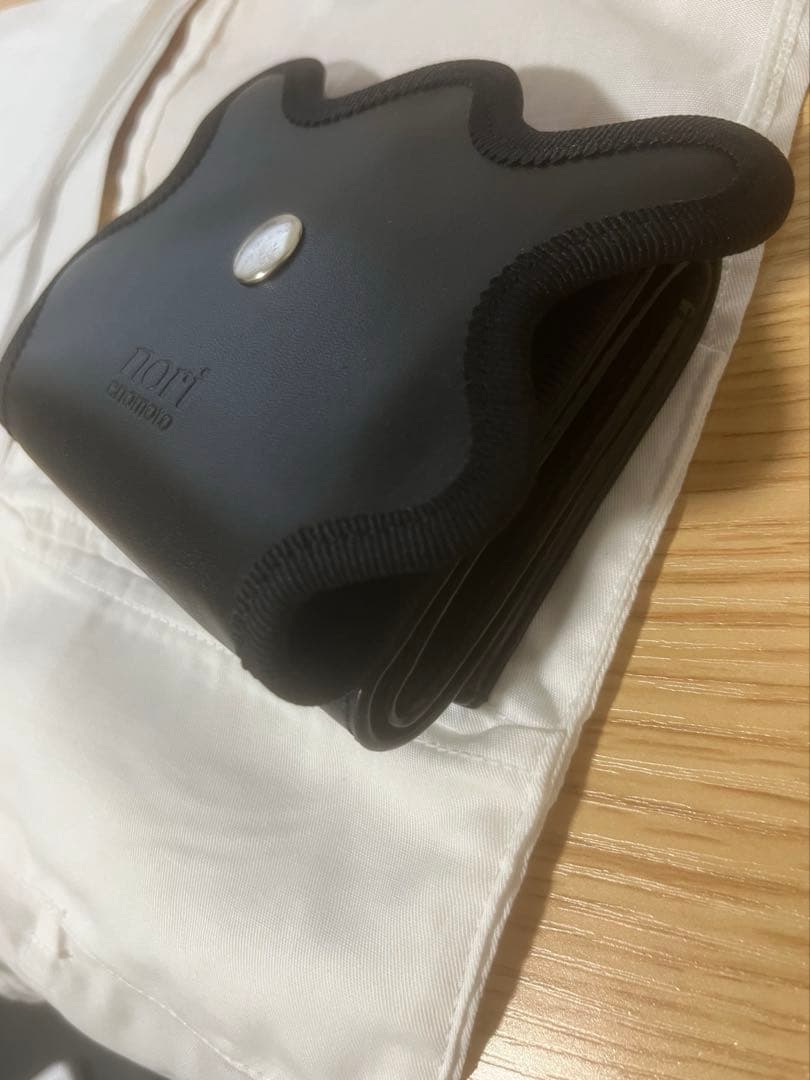 未使用norienomoto wave trifold wallet black