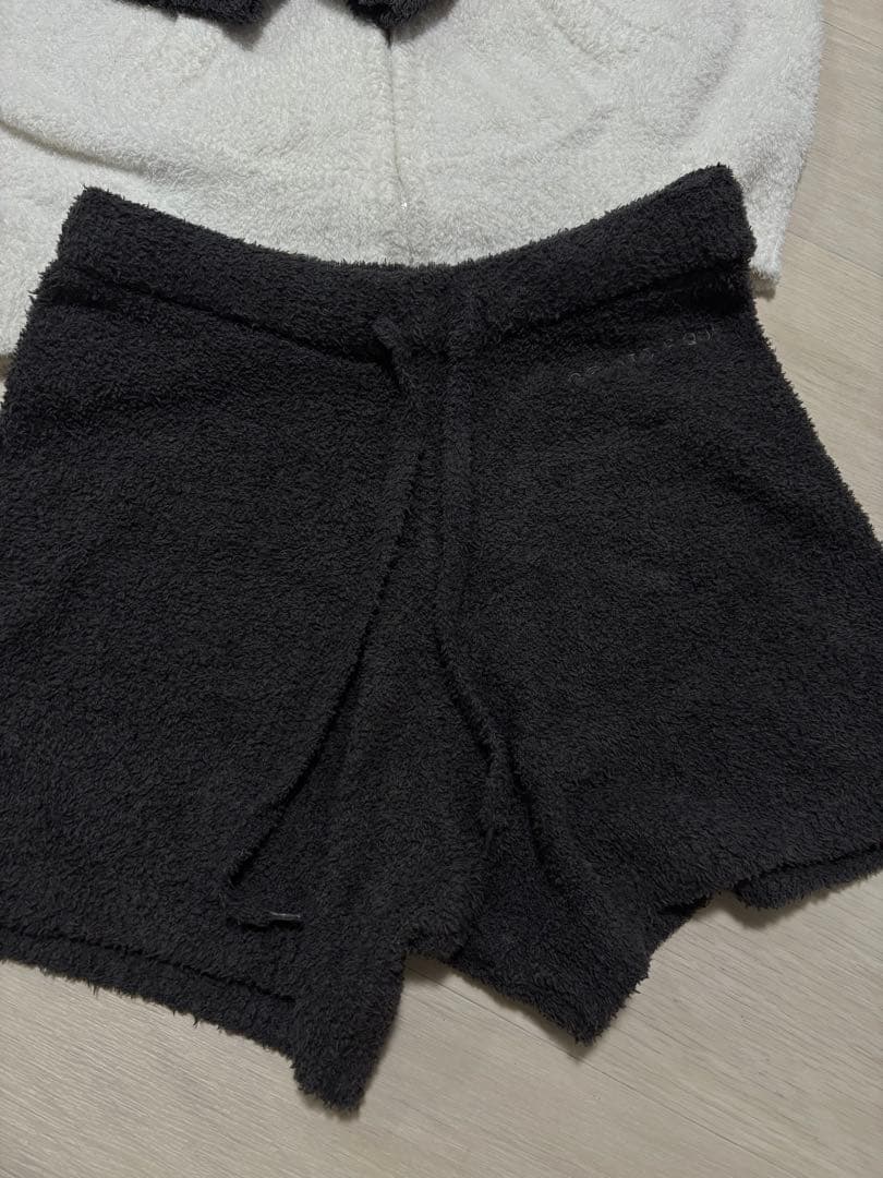 ジェラートピケ　ジェラピケ　パンダ　セットアップ　ショートパンツ　グレー
