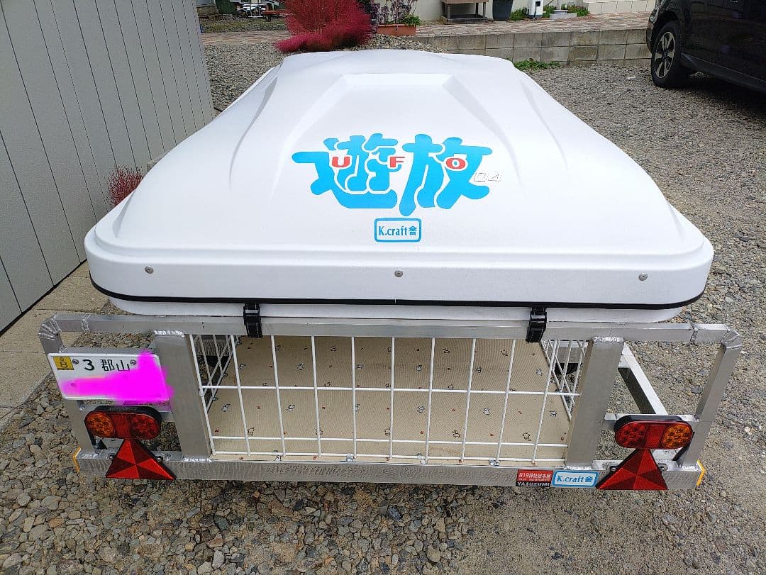 2026/3/7　たかお君さん、専用　カートップ、ルーフテントに成りました。