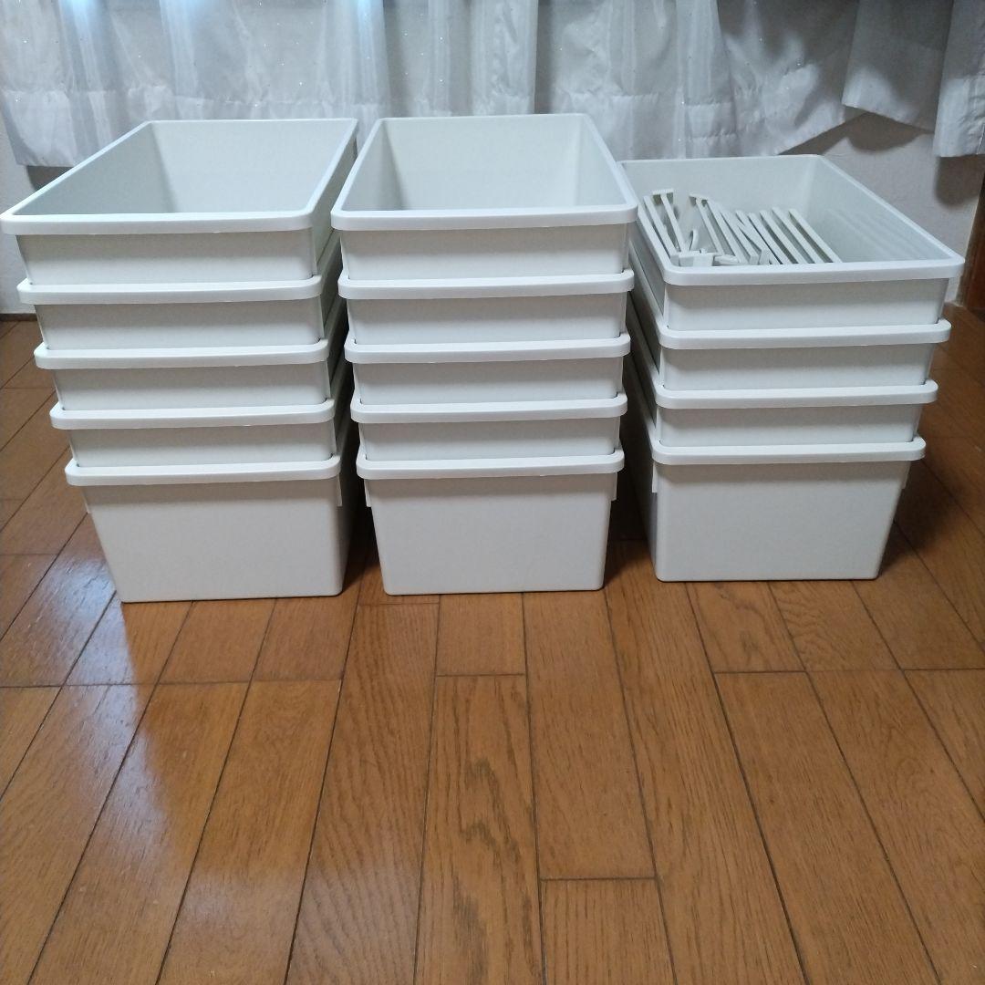 メディアコンテナ DVD収納ケース フタ付きボックス