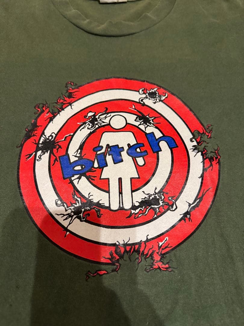 90's LeeボディBitch skateboards ロゴ Tシャツ XL