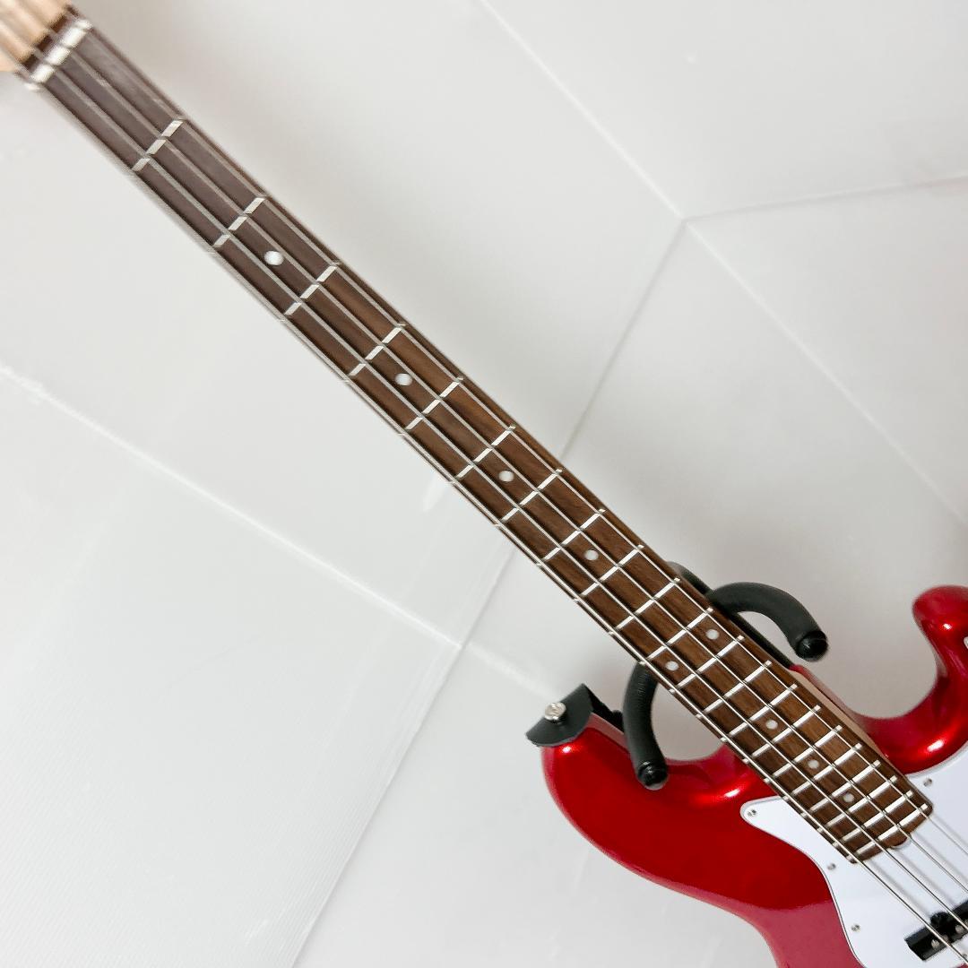 美品 Bacchus バッカス JAZZ BASS ジャズベース 赤 レッド