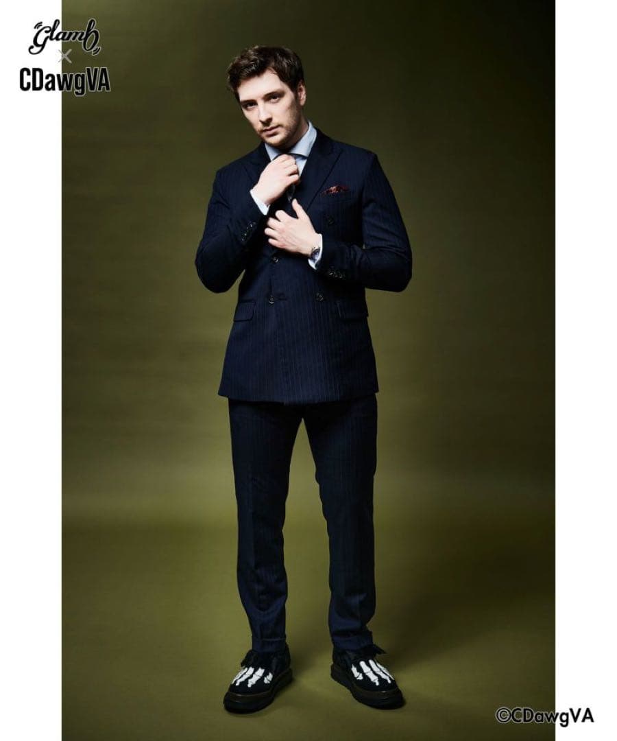 glamb CDawgVA Suit スーツ セットアップ ネイビー L