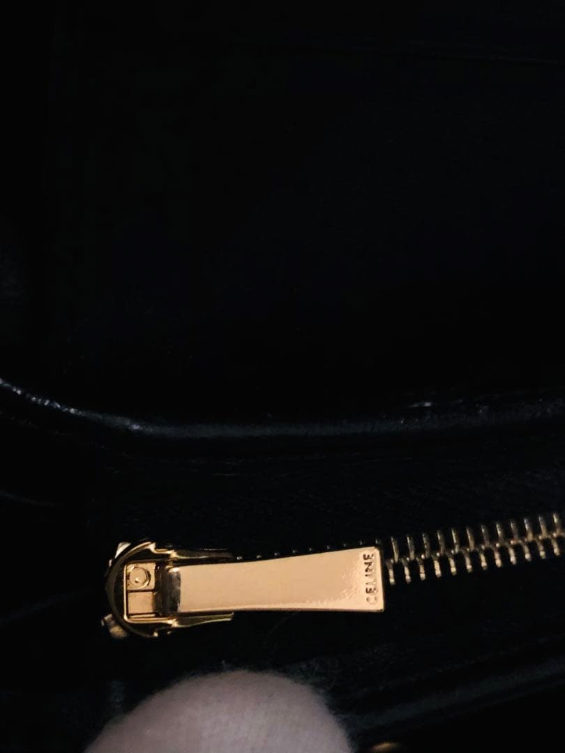 CELINE ブラック 二つ折り財布