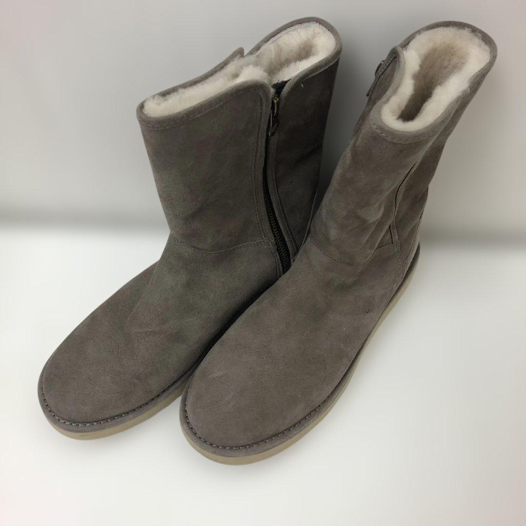 UGG グレー スエード ムートンブーツ