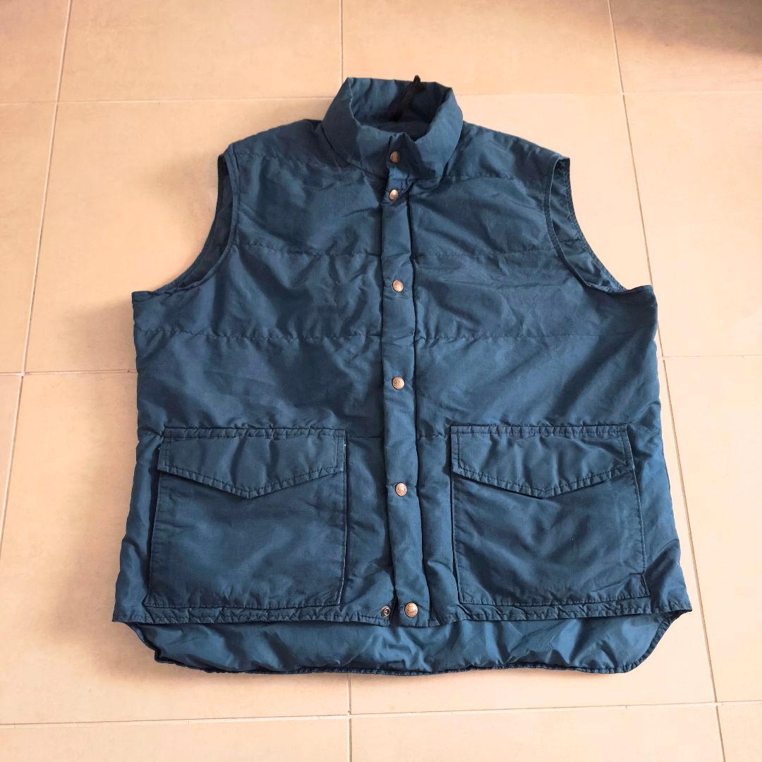 80s　LLBean　エルエルビーン　ダウンベスト　ネイビー　L相当