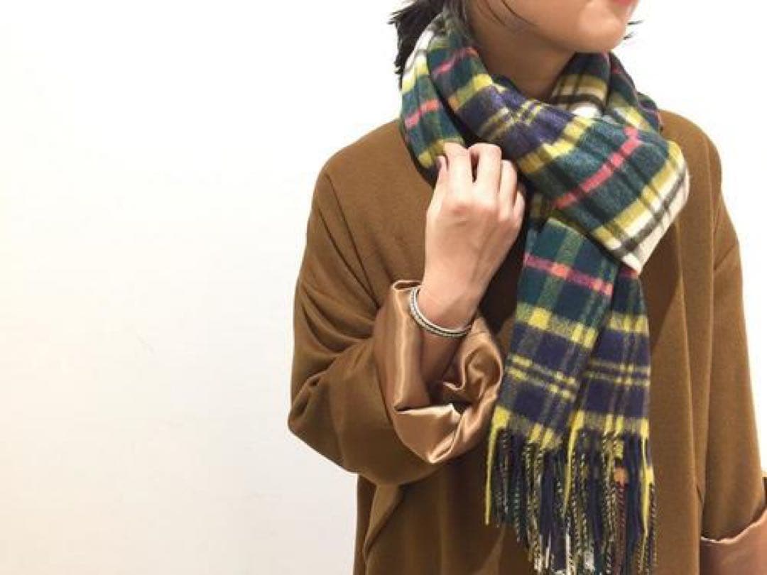 希少☆Johnstons ジョンストンズ アングローバルショップ別注ストール