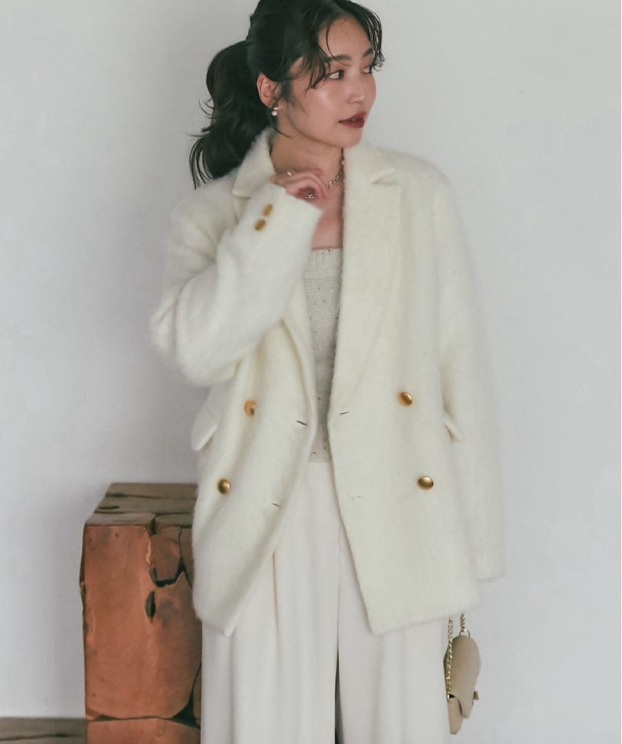 【美品】ヘアリーシャギージャケット