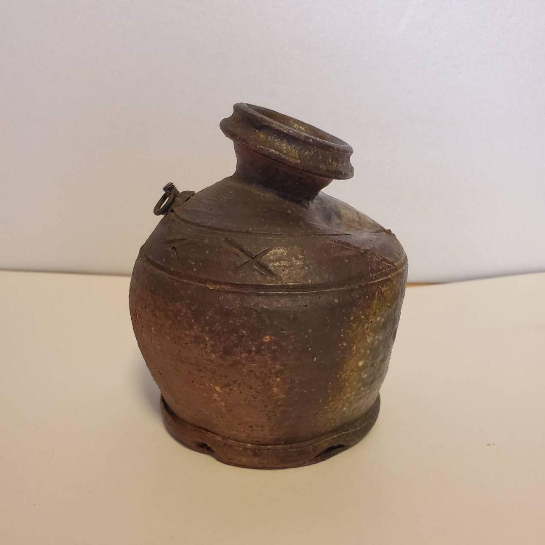 信楽焼　蹲　時代物