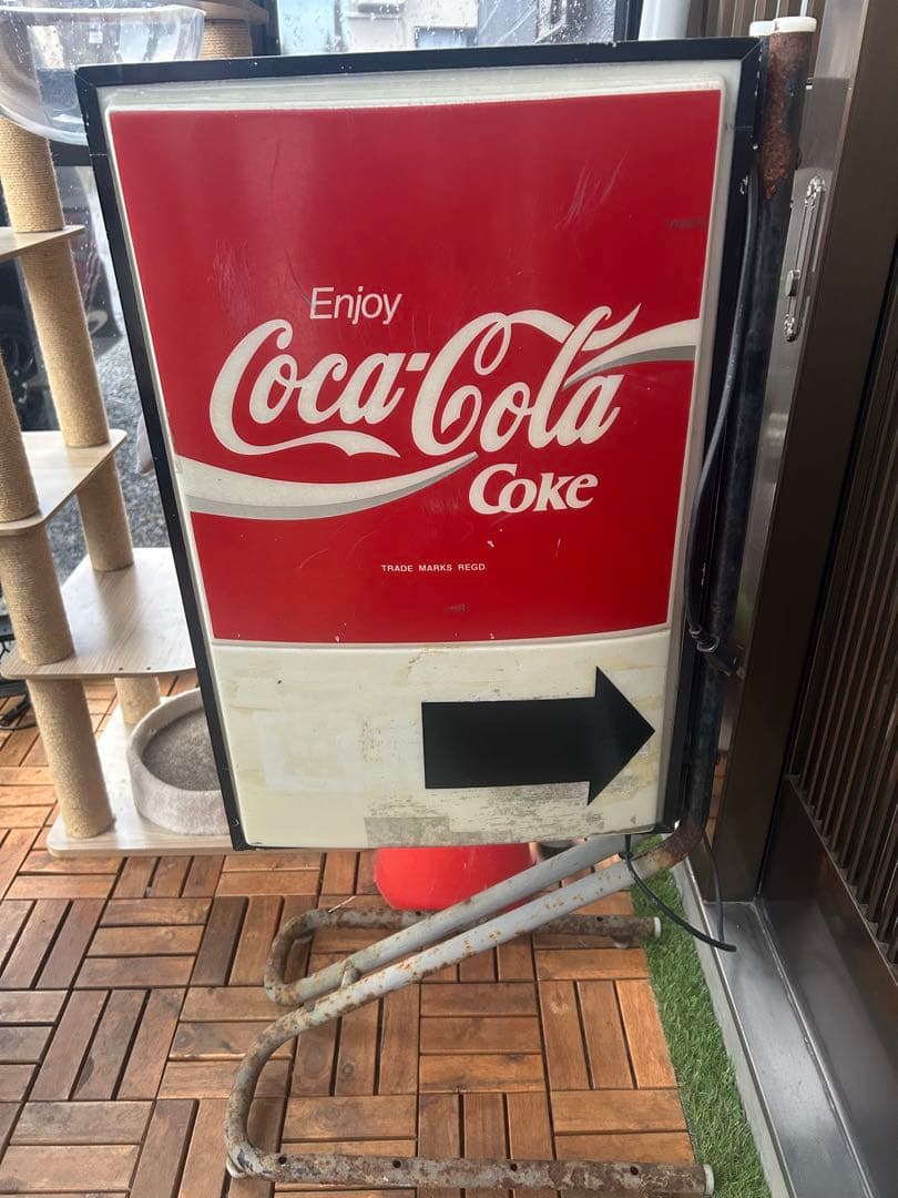 コカコーラ　レトロ看板 ライト　ヴィンテージ希少　メルカリたのメル便