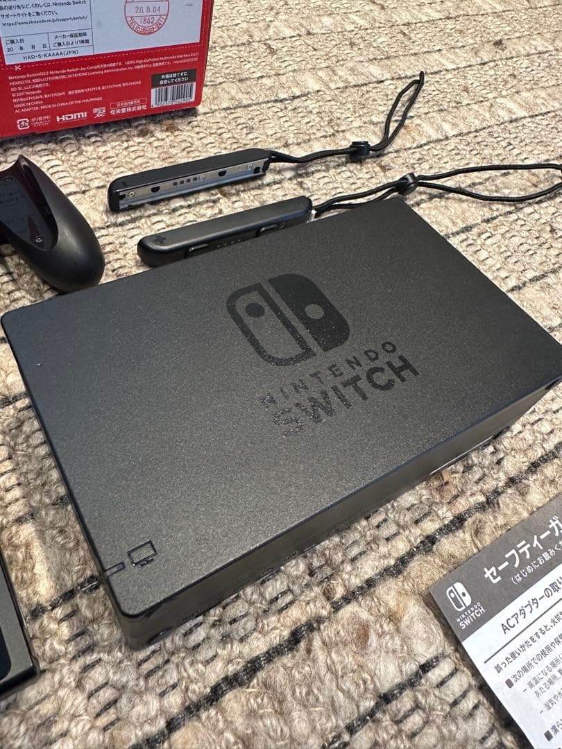 即日発送可能　Nintendo Switch グレー 本体 一式　動作確認済