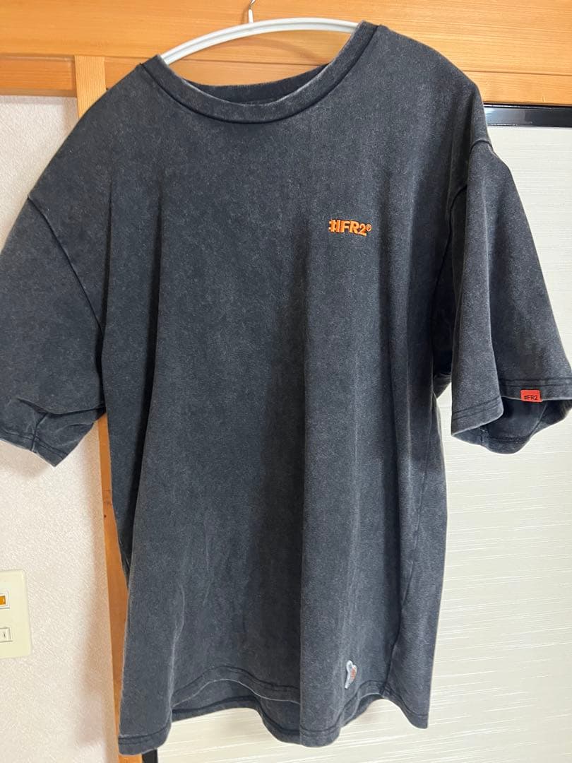 FR2柳Acid Wash Embroidery Paisley Lサイズ