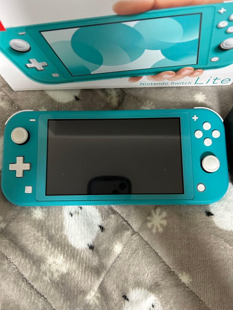 Nintendo Switch Lite ターコイズ 本体 ケース カバー付き