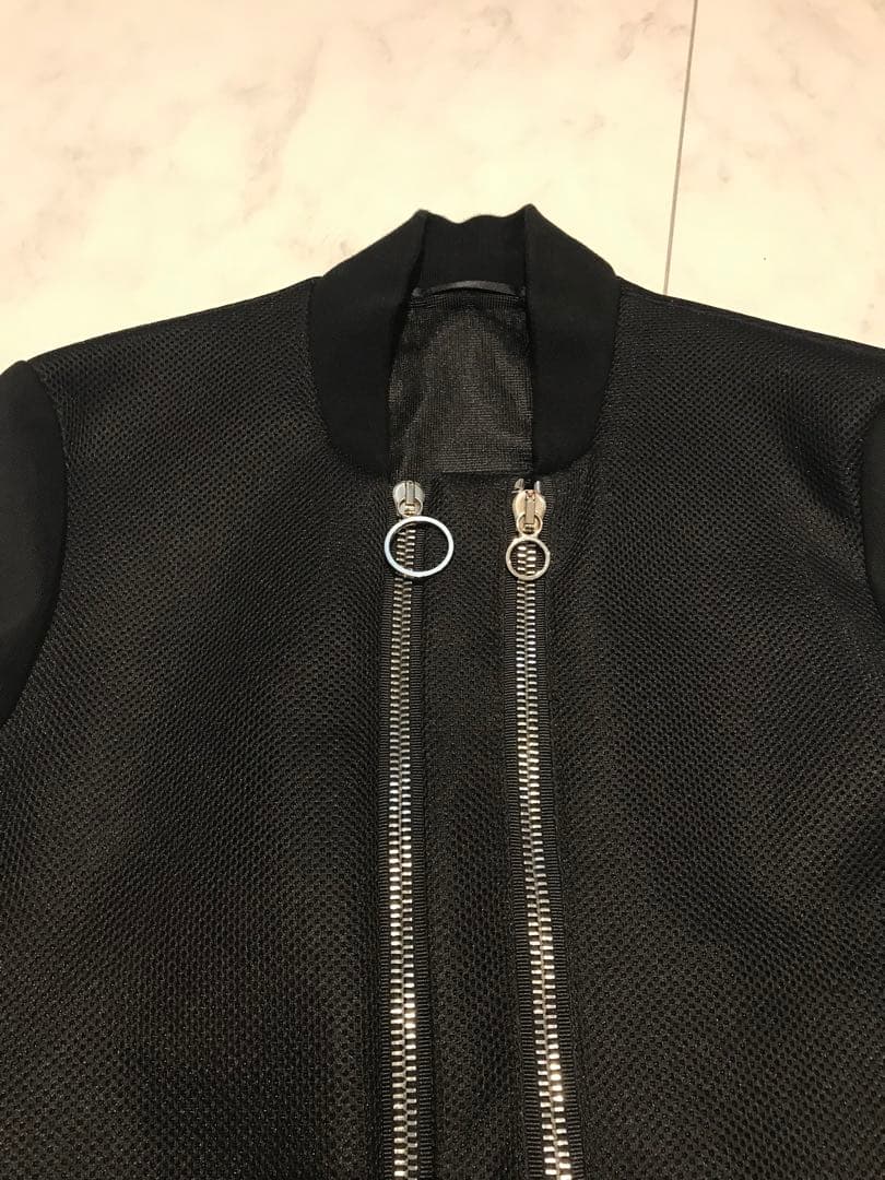 Paul Smith ポールスミス メッシュ ブルゾン ジャケット 黒