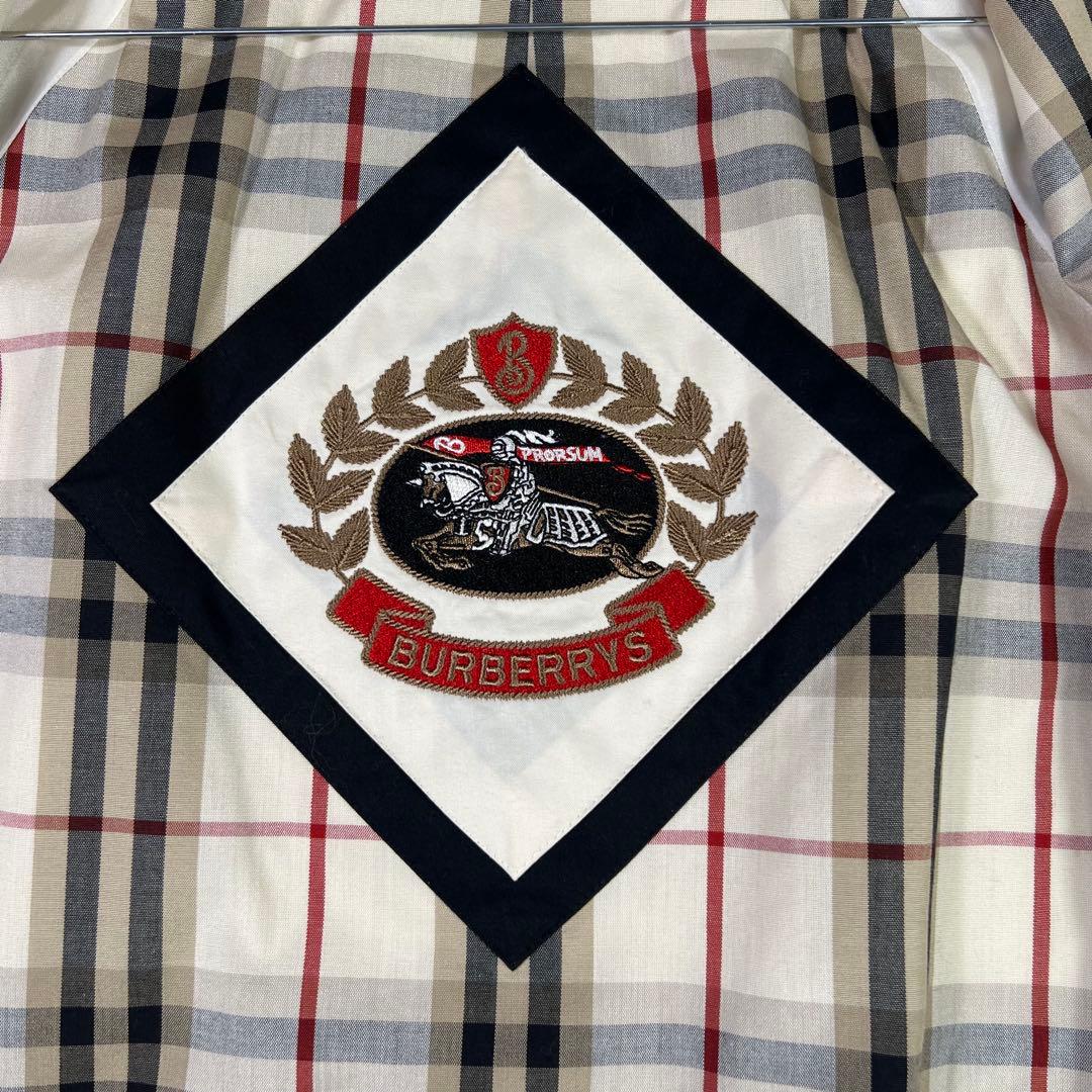 BURBERRY バーバリー ノバチェック ステンカラーコート ホワイト