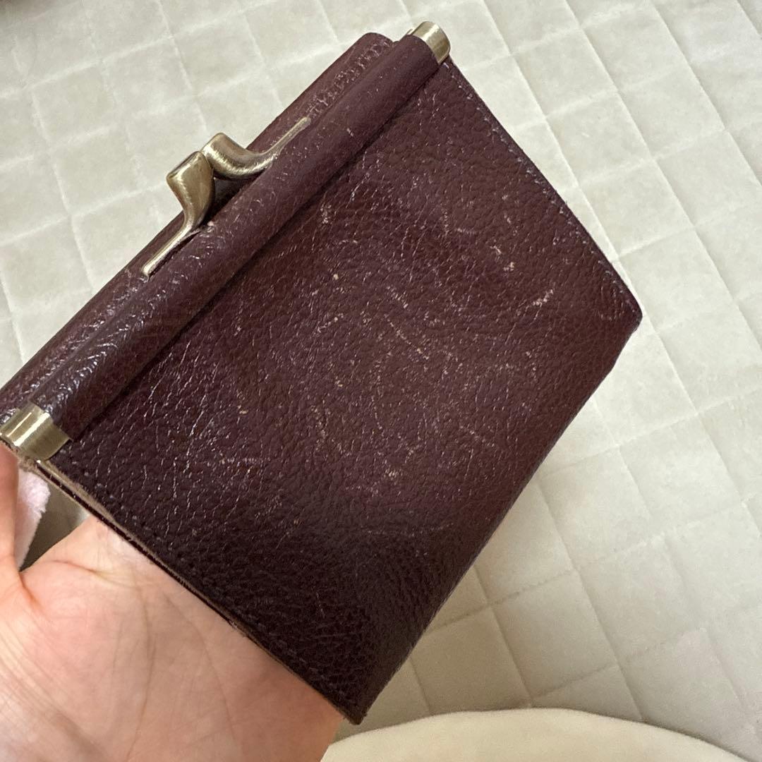 IL BISONTE ブラウン 三つ折り財布